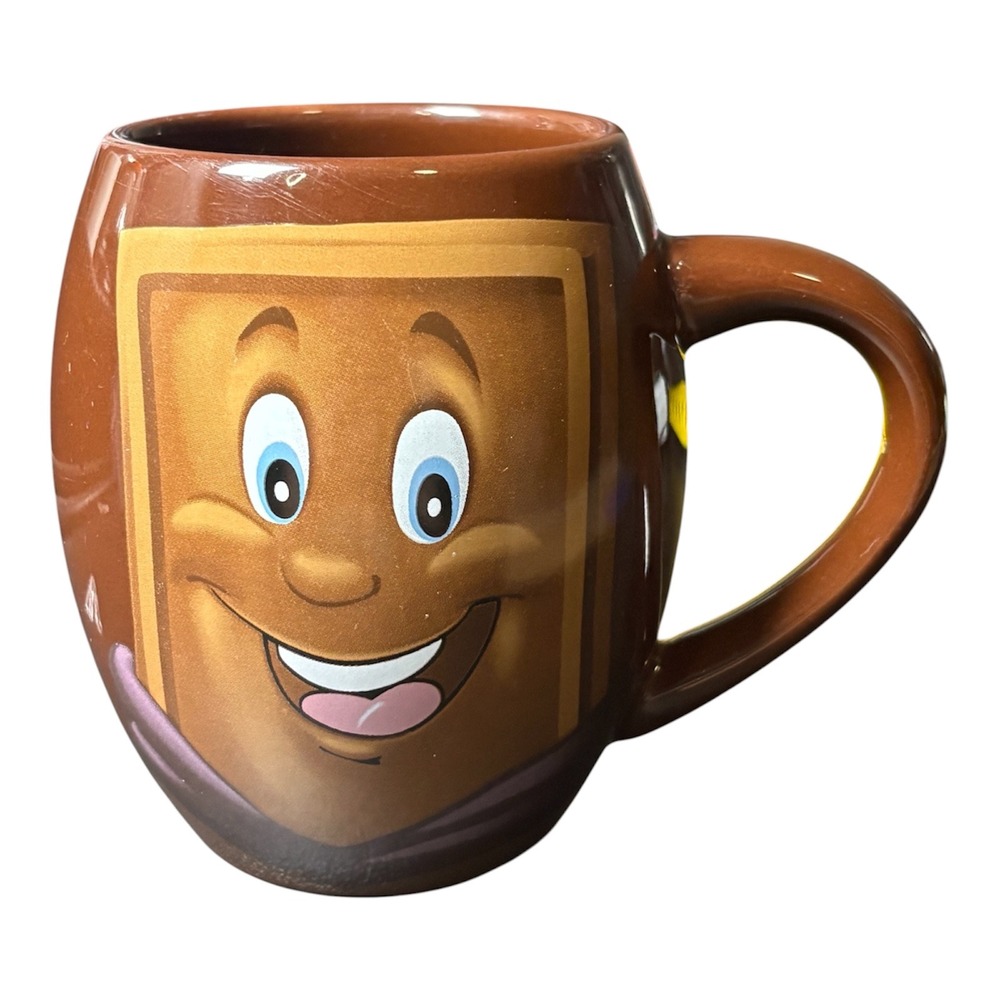 Hershey's Chocolate World Happy Chocolate Bar Coffee Mug Brown Coffee Cute